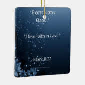 神マルコへの信仰を持つ11:22 セラミックオーナメント (右)