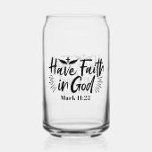 神マルコへの信仰11:22感動的引用文 ガラス缶 (裏面)