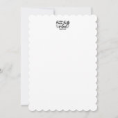 神マルコへの信仰11:22感動的引用文 サンキューカード (裏面)