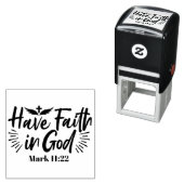 神マルコへの信仰11:22感動的引用文 セルフインキングスタンプ (インサイチュ)