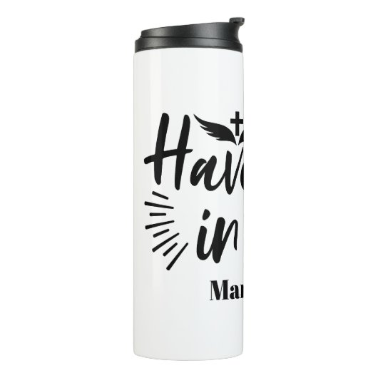 神マルコへの信仰11:22感動的引用文 タンブラー (回転左)