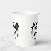 神マルコへの信仰11:22感動的引用文 紙コップ (左)