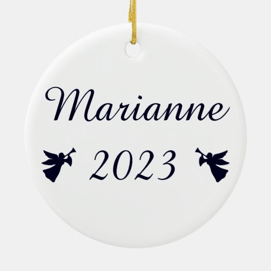 神ミニマル主義者の子羊を見なさい セラミックオーナメント (裏面)