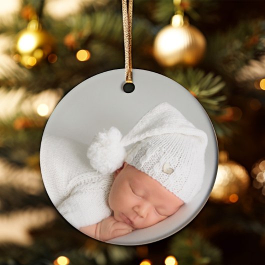 神モダンが十字洗礼を受ける セラミックオーナメント