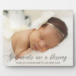 神モダンシンプル父母へののバプテスマ フォトプラーク