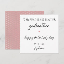 神モダン母のかわいいバレンタインデーのカード カード