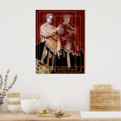 神モダン神 ポスター (キッチン)