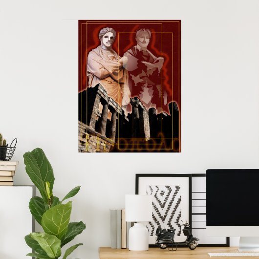 神モダン神 ポスター (ホームオフィス)