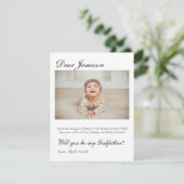 神モダン親提案神父バプテスマ 招待状 (スタンド正面)