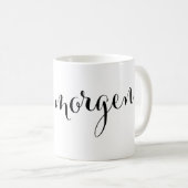 神モルゲングッドモーニングデンマークマグカップ コーヒーマグカップ (正面右)
