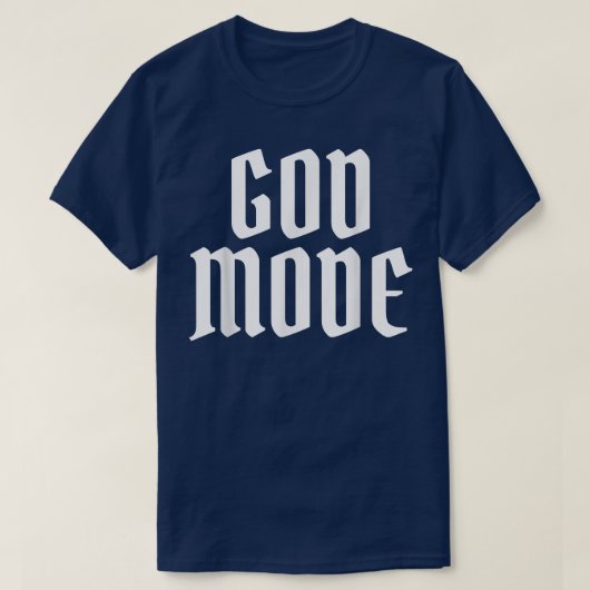 神モードゲームオーバー Tシャツ (デザイン正面)
