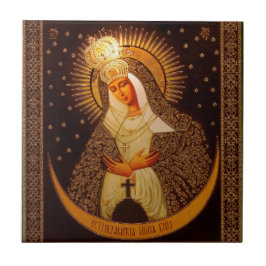 神ロシアのの母のアイコン タイル