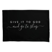 神与えに対する聖夜最小主義引用文 枕カバー (正面)