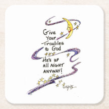 神与えに対する苦労。快適なことわざムーン