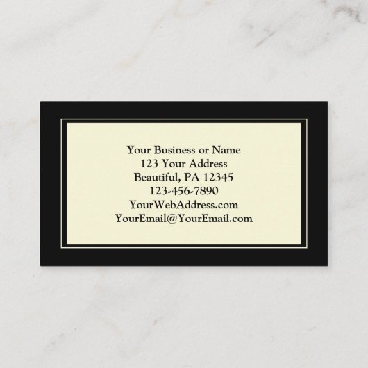 神与えに感謝してい、美しい紅葉 名刺 (裏面)