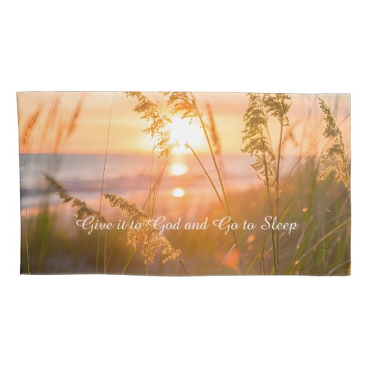 神与えに行くグッドナイト引用文デザイン 枕カバー (裏面-右)