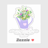 神与えの成長フローラ シール (シート)