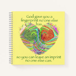 神与えの指紋 ノートブック