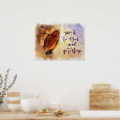 神与えスピリチュアルポスター ポスター (キッチン)