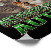 神与え最も強力な自閉症おもしろい猫ミーム ポスター (角)