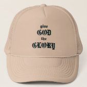 神与え栄光が黒を正当化 キャップ (正面)