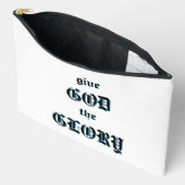 神与え栄義正当フード付きスウェットシャツ アクセサリーポーチ (見開き)