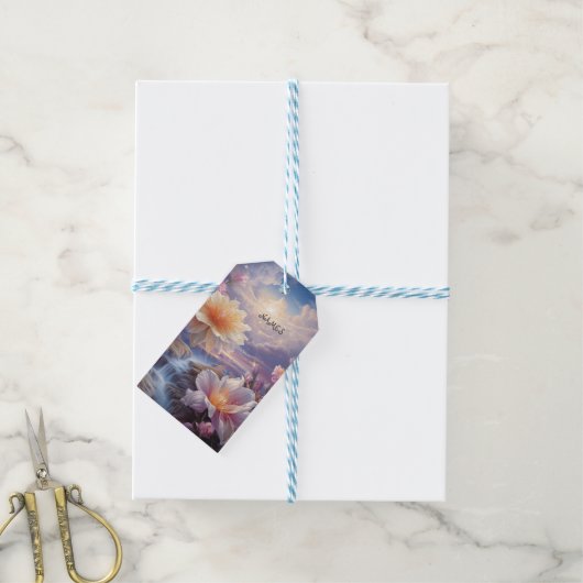 神仙界の花 ギフトタグ (より糸付き)