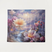 神仙界の花 タペストリー (正面(横))