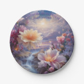 神仙界の花 ペーパープレート (正面)