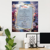 神仙界の花 ポスター (ホームオフィス)