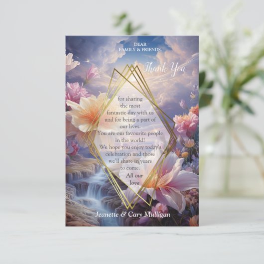 神仙界の花 出欠カード (スタンド正面)