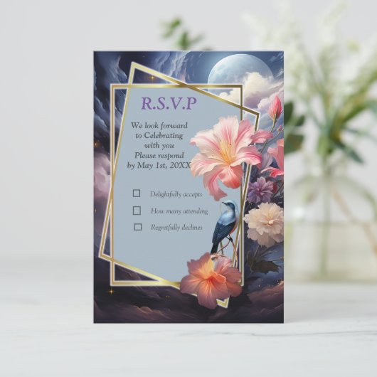 神仙界の花 出欠カード (スタンド正面)