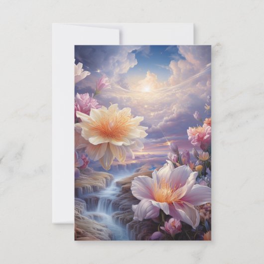 神仙界の花 出欠カード (裏面)