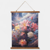 神仙界の花 吊り下げ型タペストリー (正面2)