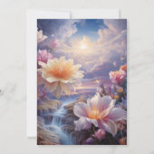 神仙界の花 招待状 (裏面)