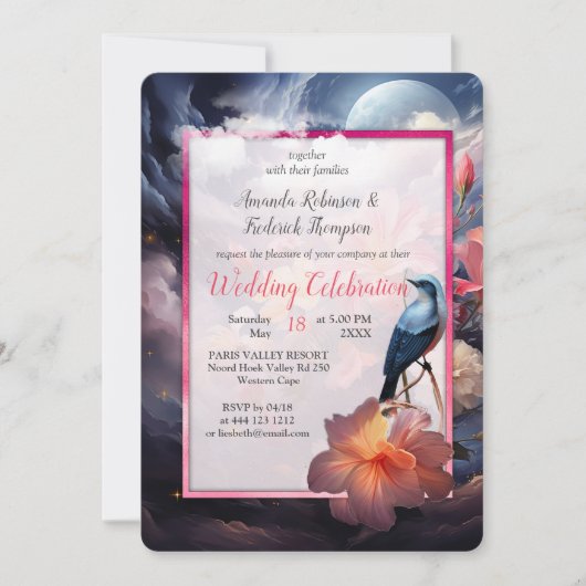 神仙界の花 招待状 (正面)