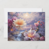 神仙界の花 招待状 (裏面)