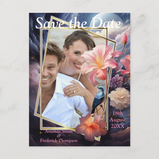 神仙界の花 案内ポストカード (正面)