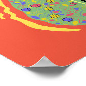 神仙葉の芸術的ポスター ポスター (角)