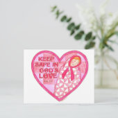 神保に安全なラブハガキ感動的ー ポストカード (スタンド正面)