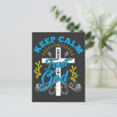 神保の十字に対する静かで信頼 ポストカード (スタンド正面)