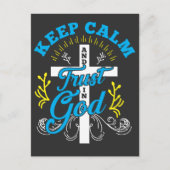 神保の十字に対する静かで信頼 ポストカード (正面)