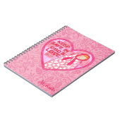 神保の愛で安全な祈りの言葉ジャーナルノート ノートブック (左側)