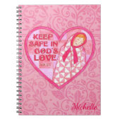 神保の愛で安全な祈りの言葉ジャーナルノート ノートブック (正面)