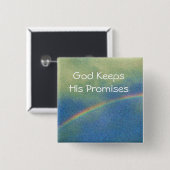 神保は空に虹を見て約束 缶バッジ (正面&裏面)