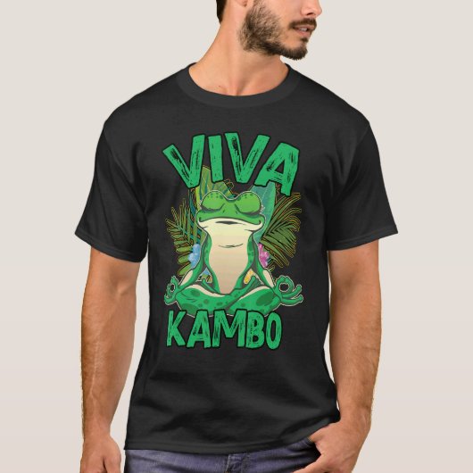 神保武者カエル式植物医学 Tシャツ (正面)