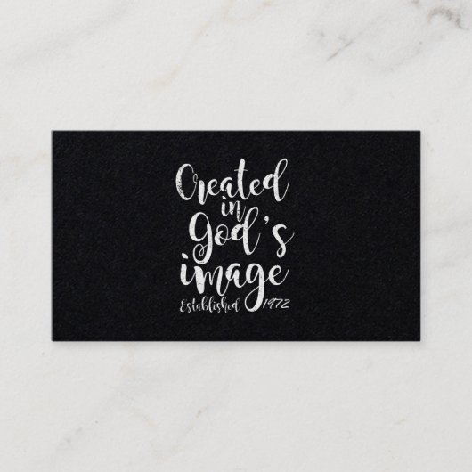 神像1972年50誕生日 名刺 (正面)