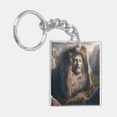 神像：主は私の岩 キーホルダー (正面左)