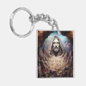 神像：主は私の岩 キーホルダー (正面左)
