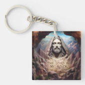 神像：主は私の岩 キーホルダー (正面)